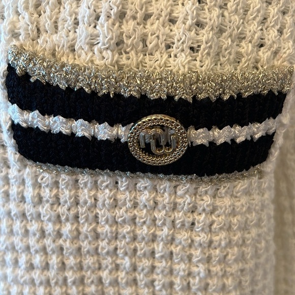 Maje Maquette Waffle-Knit Cardigan-Size 2 - Picture 2 of 6